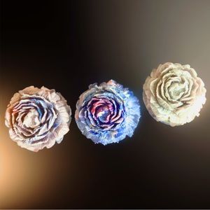 Homemade flower candle, you get one for the price